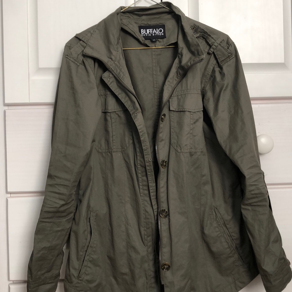 Army green jacket